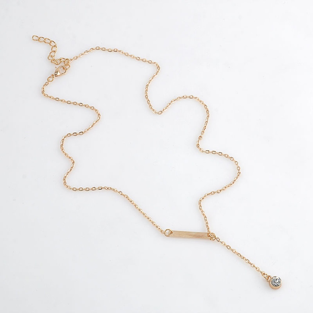SOLD 14Kt Gold Plated Slider Necklace - Picture 2 of 6